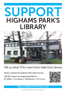 Library Consultation poster