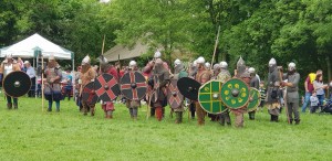 Heavyily armoured Vikings