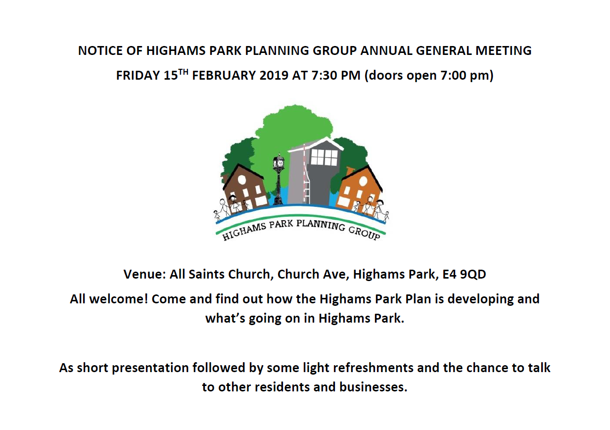 HPPG AGM at 7:30 pm on 15th February, 2019